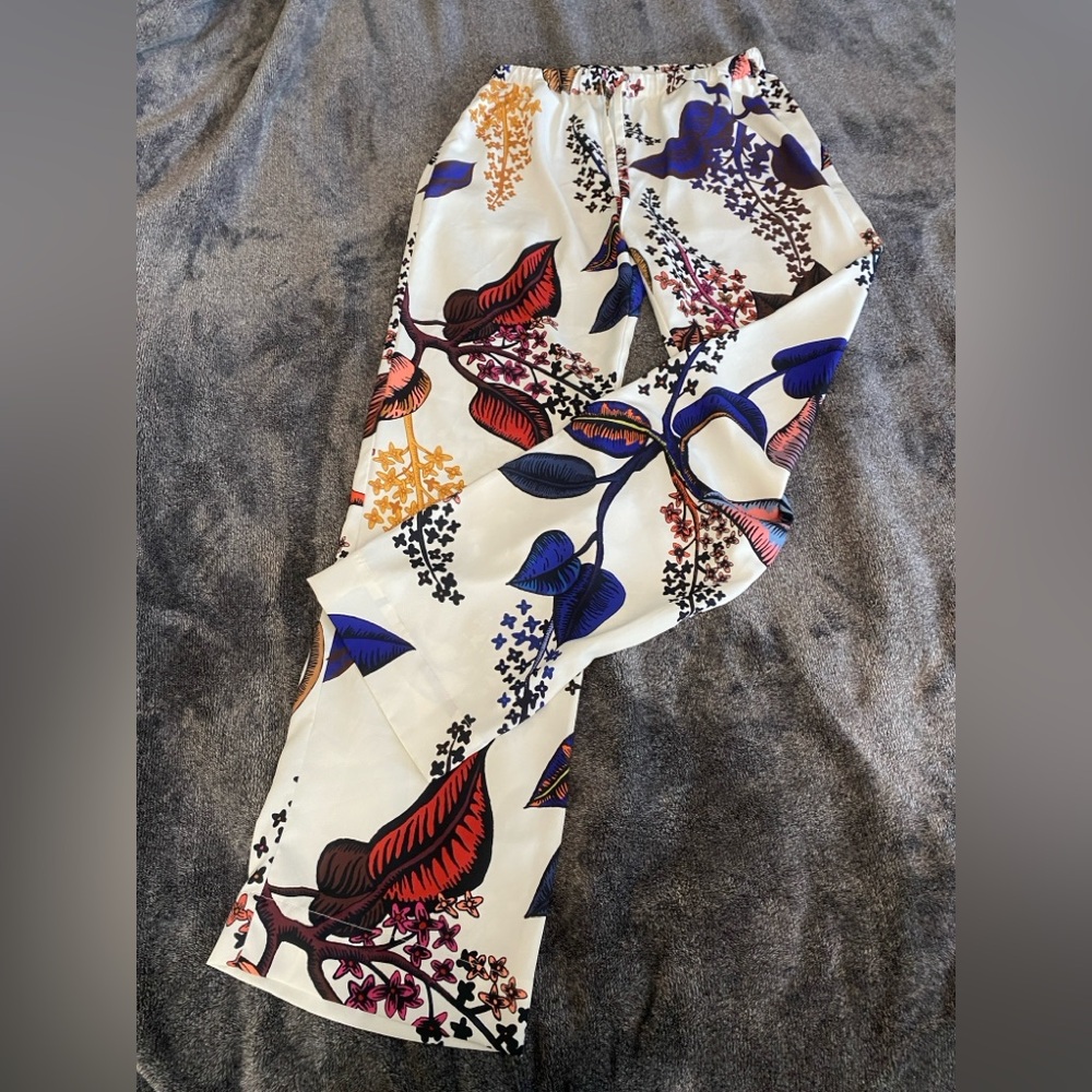 STINE GOYA Floral Print Trousers Size XS - Picture 1 of 8